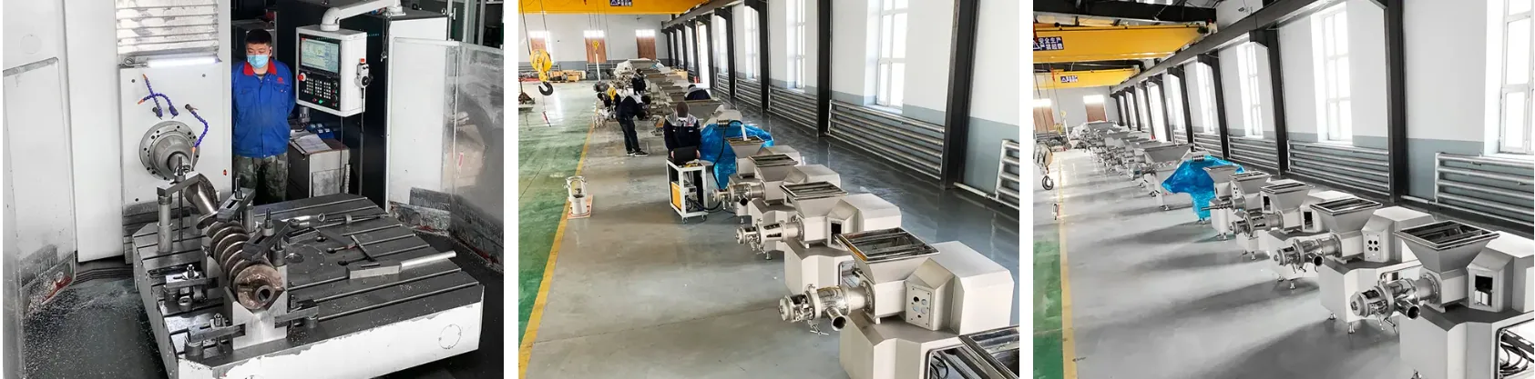 Food machinery assembly and production workshop