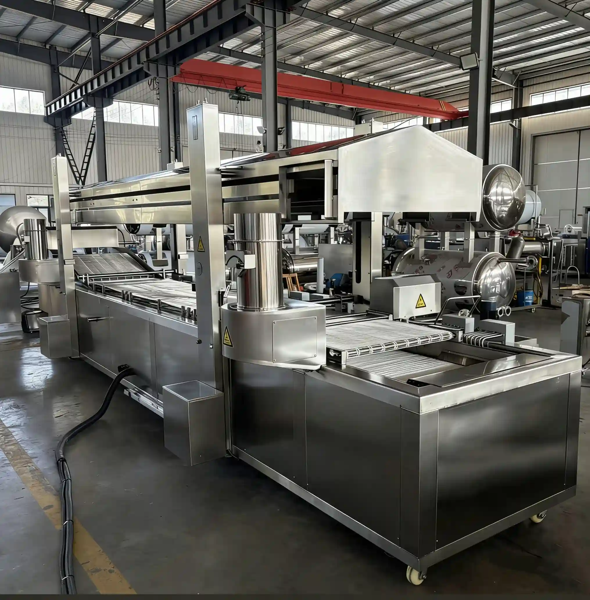 Continuous Frying Production Line