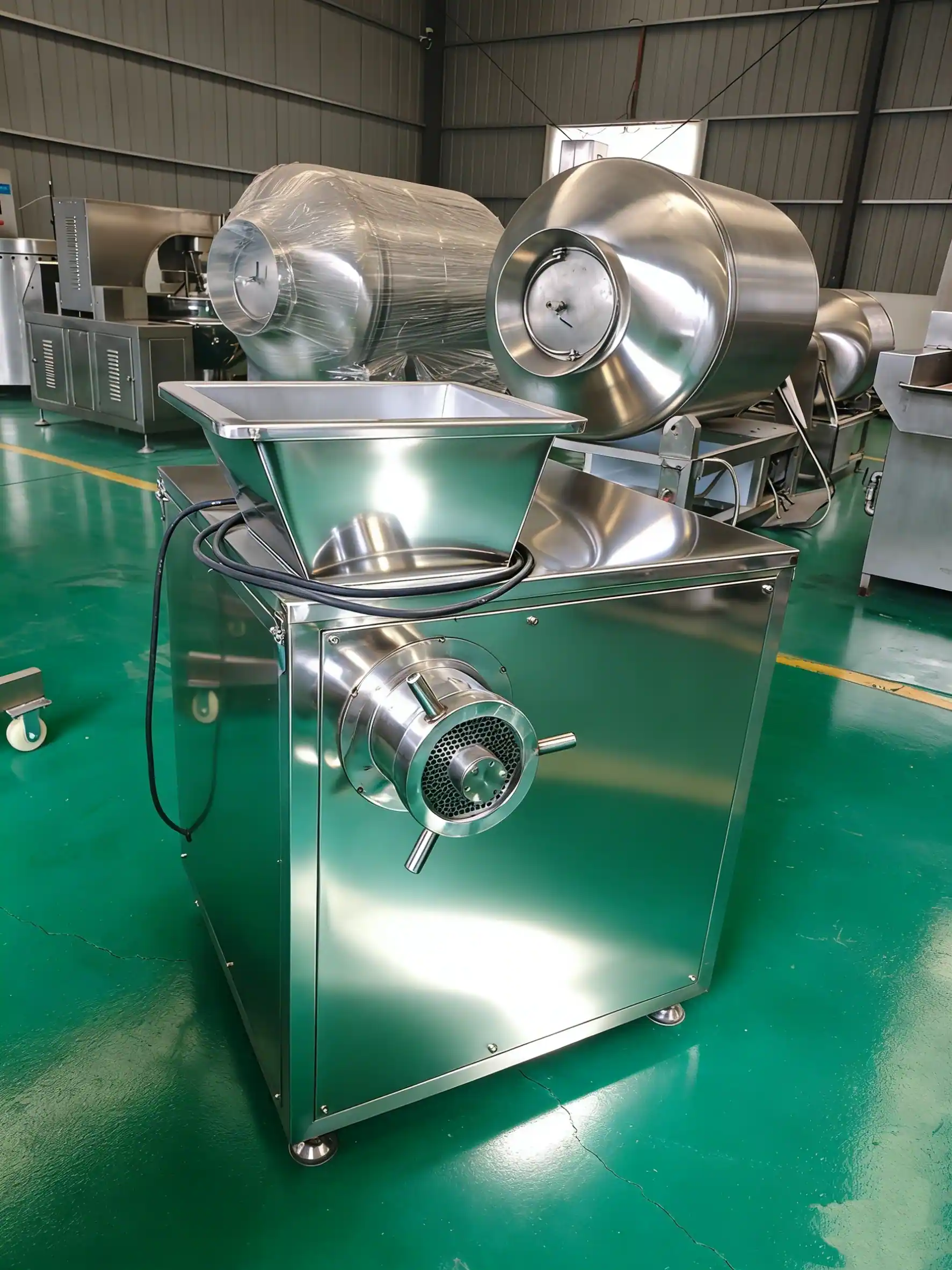 Industrial Frozen Meat Grinder